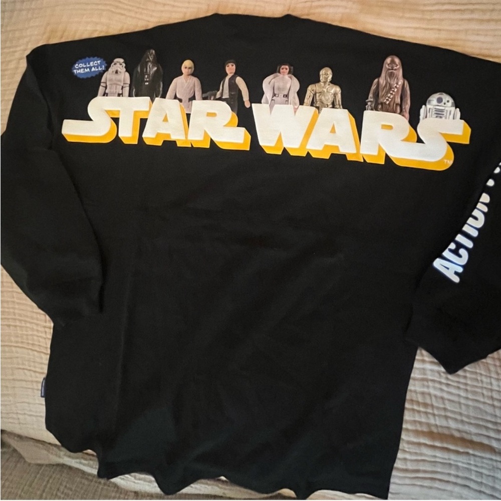 Star Wars Black Spirit Jersey Adult Medium NWT UNISEX Action Figures